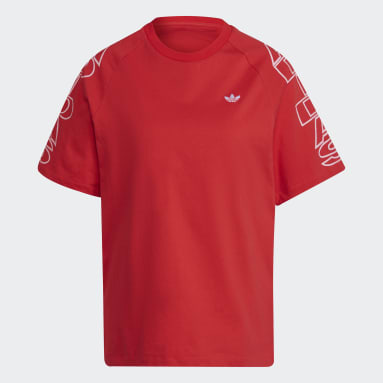 Loose adidas Letter Tee