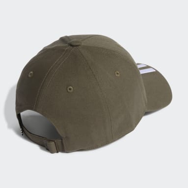 Baseball 3-Stripes Twill Caps Grønn
