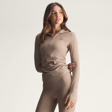 adidas by Stella McCartney Studio Büzgülü Uzun Kollu Üst