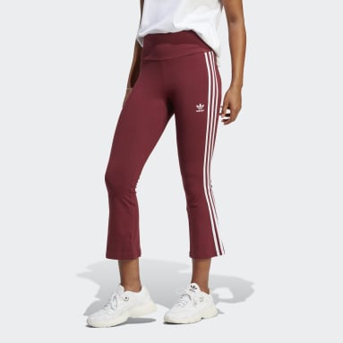 Ženy Originals Purpurová Legíny Adicolor Classics 3-Stripes 7/8 Flare