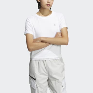 Women Originals White In Motion Short Sleeve Tee