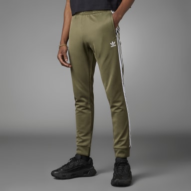 Men's Originals Green Adicolor Classics SST Track Pants