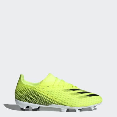 Soccer Yellow X Ghosted.3 Firm Ground Cleats