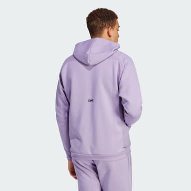 Men's Sportswear Purple Z.N.E. Premium Full-Zip Hooded Track Jacket