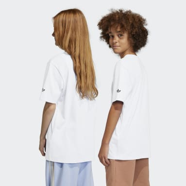 T-shirt adidas Rekive Branco Criança Originals