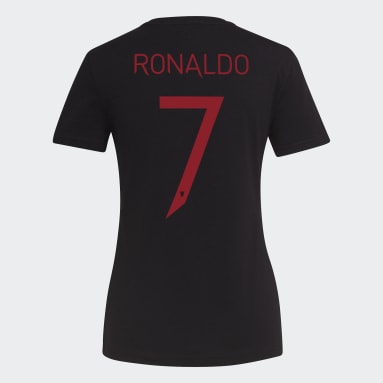 Camiseta Manchester United Graphic Negro Niña Fútbol