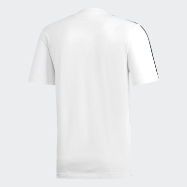 Camiseta 3 Rayas Essentials Blanco Hombre Sportswear