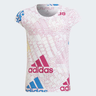 Remera Estampada Essentials Brand Love Blanco Niña Sportswear