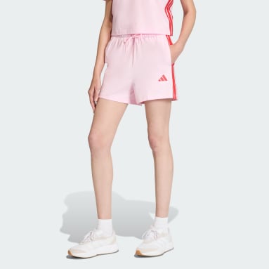 Essentials 3-Stripes Cotton Shorts