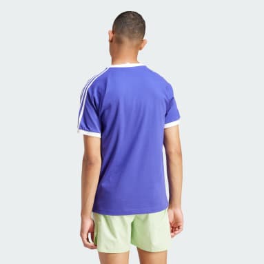 Männer Originals adicolor Classics 3-Streifen T-Shirt Lila