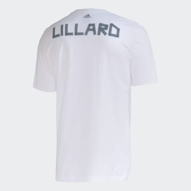 Camiseta Dame Icon Estampada Blanco Hombre Basketball