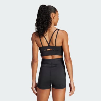 Ženy Cvičení A Trénink černá Podprsenka Essentials Medium-Support