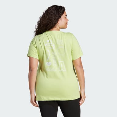 Camiseta Brand Love Graphic (Tallas Grandes) Verde Mujer Sportswear