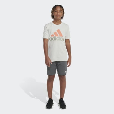 Youth Training Beige SS TEE TWO TONE BOS