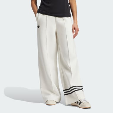 White Pants Cotton adidas DE