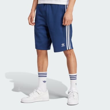 Men's Originals Blue Adicolor 3-Stripes Shorts