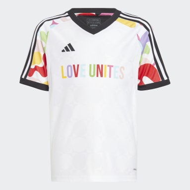 Kids Football White Pride Tiro Jersey