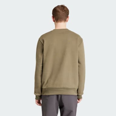 Herr Originals Grön Mod Trefoil Sweatshirt