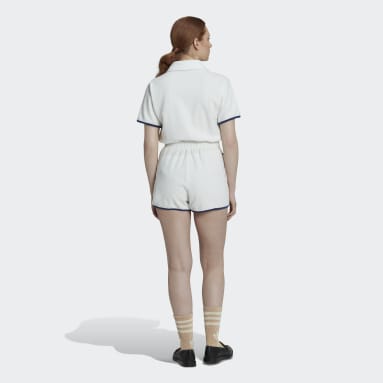Frauen Originals Towel-Terry Short Onesie Weiß