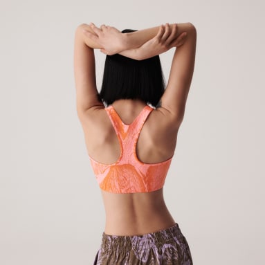 Women adidas_by_stella_mccartney Red 스텔라 TPR 파워 임팩트 트레이닝 브라