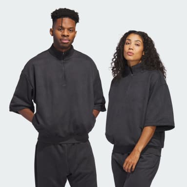 Sudadera 3/4 Basketball Sueded Half-Zip Gris Baloncesto