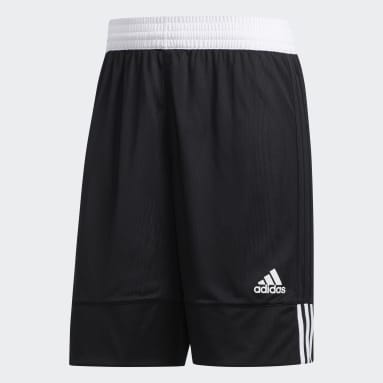 Adidas Basketball Shorts Soft Black White Dazzle Silk YL (Men Small