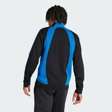Sudadera Quarter-Zip Azul Hombre Originals