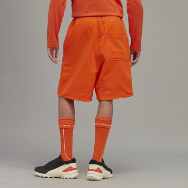 Men Y-3 Orange Y-3 Classic Shorts