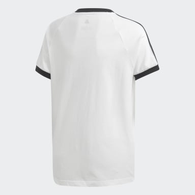 Kinder Originals 3-Streifen T-Shirt Weiß