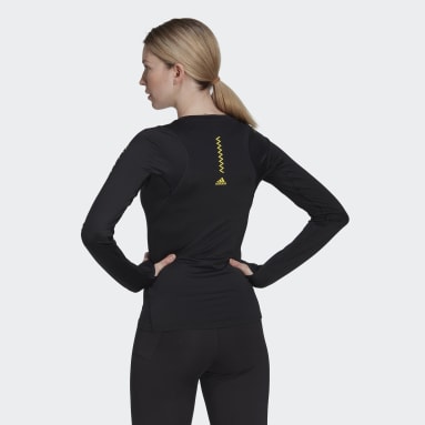 Maglia End Plastic Waste Long Sleeve Nero Donna Running