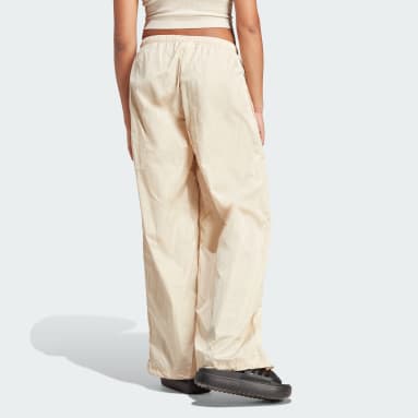 Women sportswear Beige 시티 브레이크 퍼들 팬츠