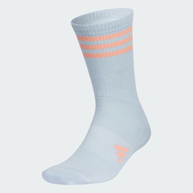 Women Golf Blue 3S 크루 삭스
