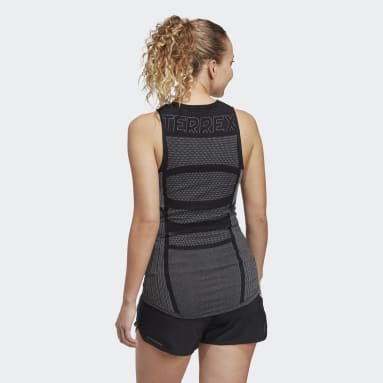 Women TERREX Black Terrex DRYNAMO™ Sleeveless Baselayer Tank Top