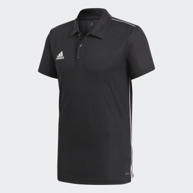 Men Football Black Core 18 Climalite Polo Shirt