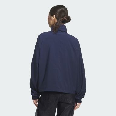 3-스트라이프 ZIP 트랙 탑