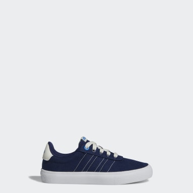 Zapatilla VULCRAID3R Skateboarding Azul Niño Sportswear