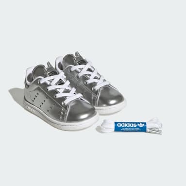 adidas Originals x Disney Mickey Stan Smith Sko, barn Sølv