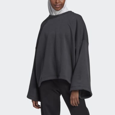 Sweat-shirt en molleton Studio Lounge gris Femmes Sportswear