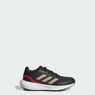 Zapatillas Run Falcon 3 con Cordones Negro Niño Sportswear