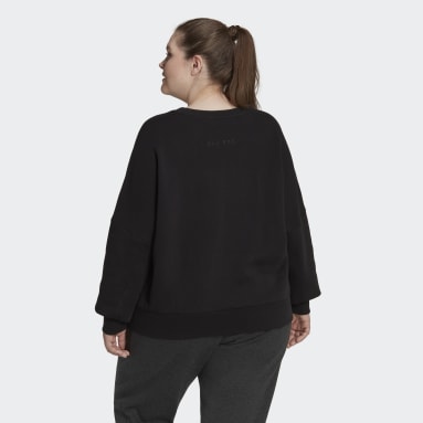 Women Sportswear Black ALL SZN Fleece Sweatshirt (Plus Size)