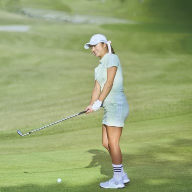 Women Golf Green 3S 모크넥 티
