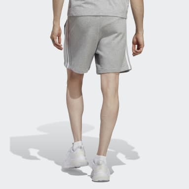 Heren Sportswear grijs Essentials French Terry 3-Stripes Short