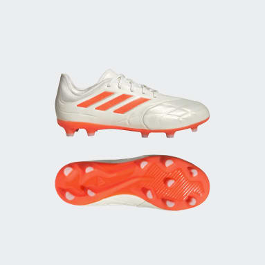 AdidasChildren Soccer White Copa Pure.1 Firm Ground Soccer Cleats
