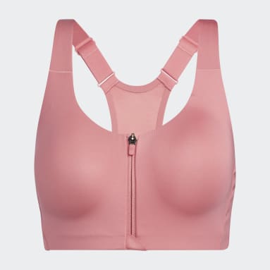 Women Gym & Training Pink Stronger For It Shaped Bra