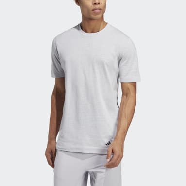 T-shirt da allenamento Yoga Grigio Uomo Yoga
