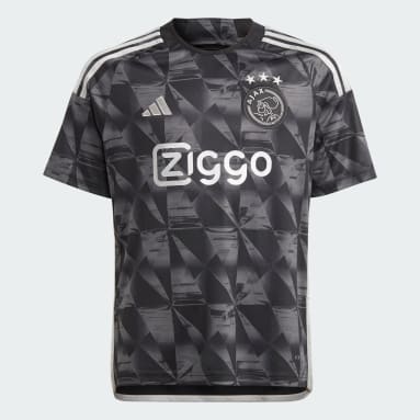 Děti Fotbal černá Třetí dres Ajax Amsterdam 23/24 Kids