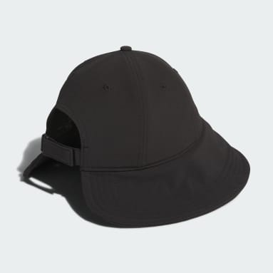 Women Golf Black Wide Visor Hat