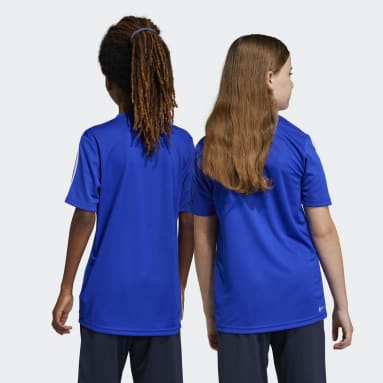 Kids Sportswear Blue Train Essentials AEROREADY 3-Stripes Regular-Fit Training Set