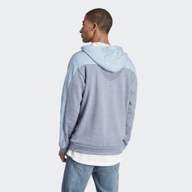 Buzo Jaspeado con Capucha Gris Hombre Sportswear
