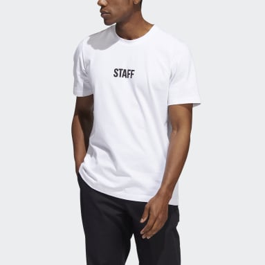 T-shirt Adicross blanc Hommes Golf